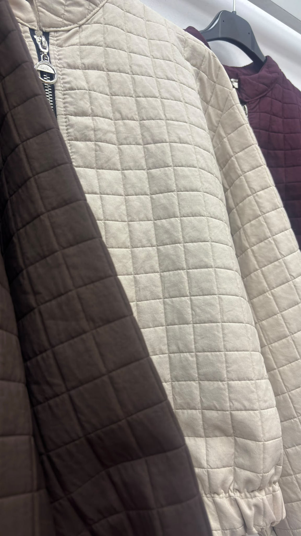 COLORFUL QUILTED BOMBER JACKET