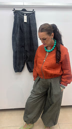 COLORFUL QUILTED BOMBER JACKET