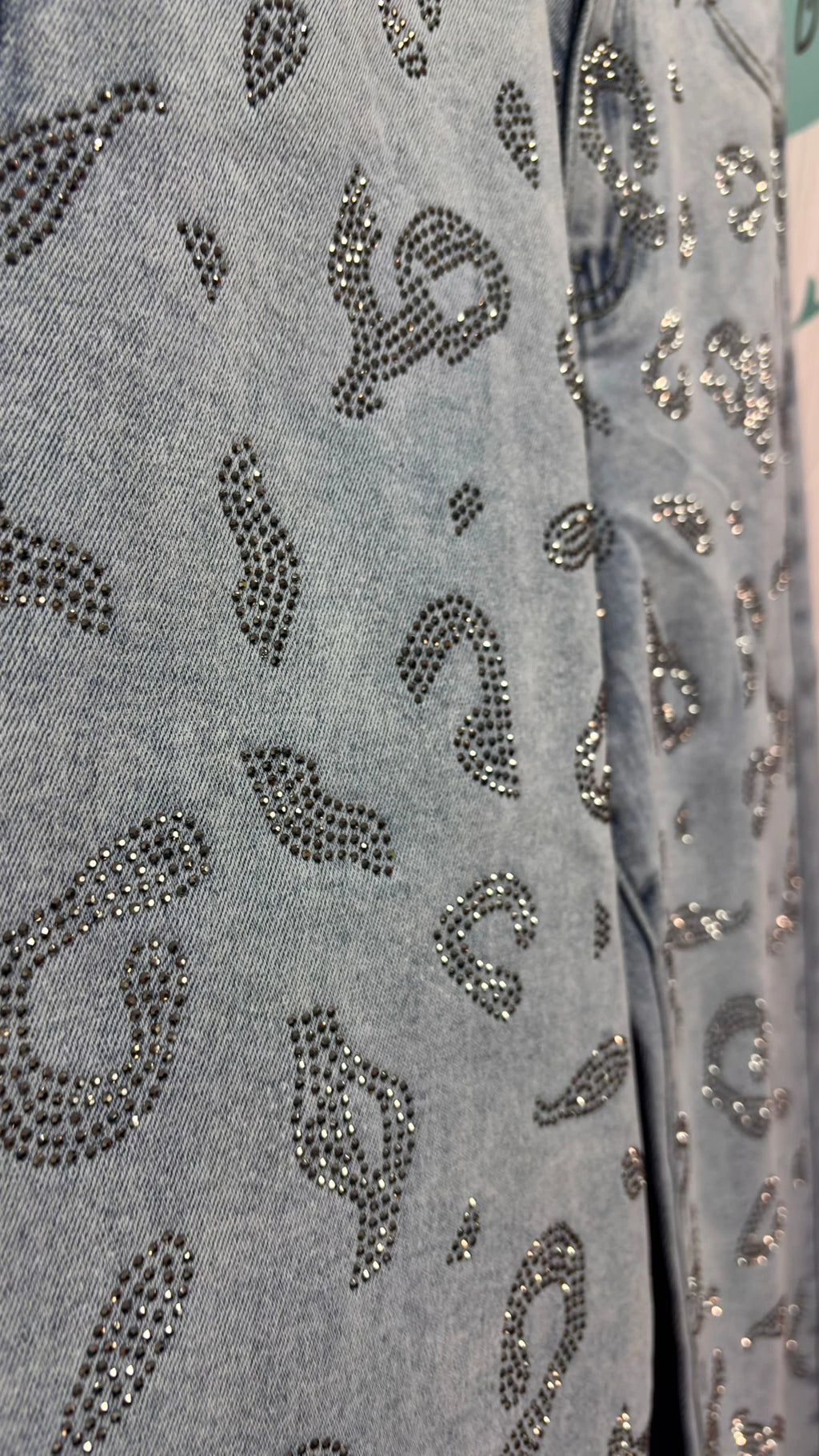 PANTALÓN PRINT BALLON STRASS MARISA