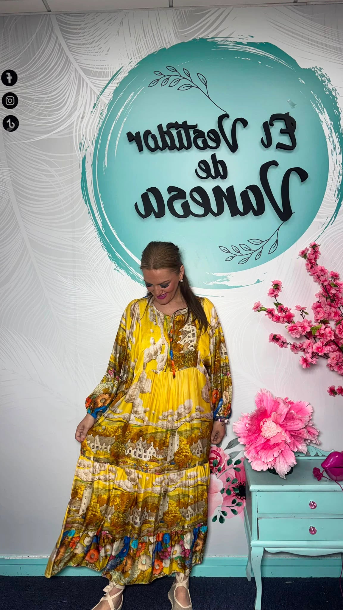 VESTIDO AMARILLO JOT MARIA