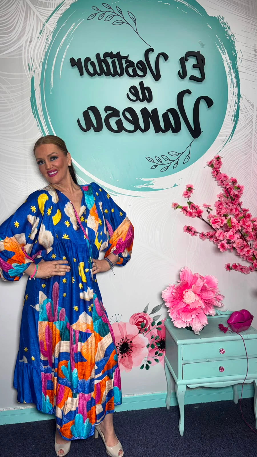 VESTIDO JOT AZUL ANTONIA