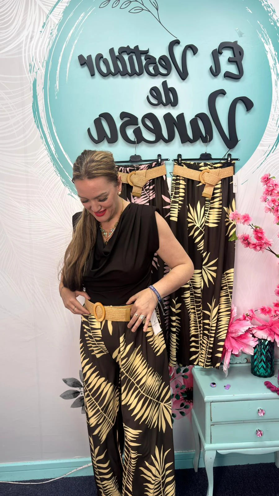PANTALON BAMBULA HOJAS