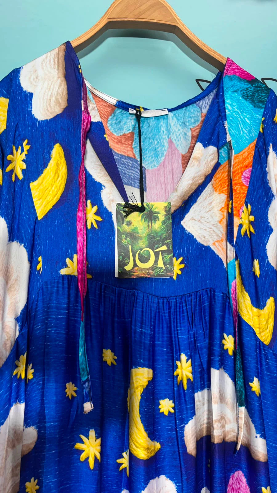 VESTIDO JOT AZUL ANTONIA