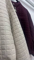 COLORFUL QUILTED BOMBER JACKET