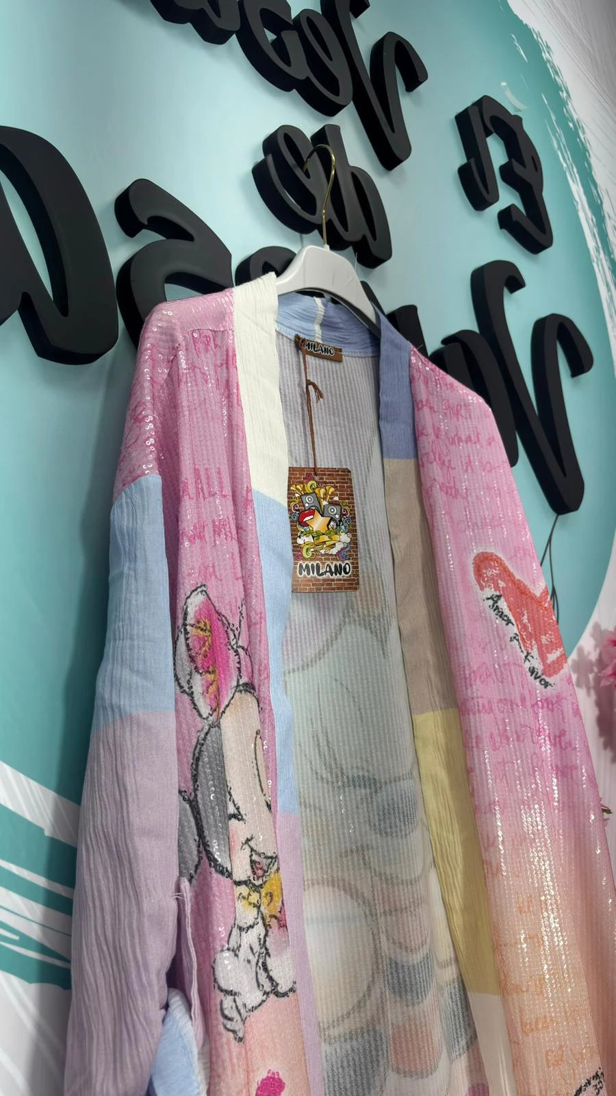 KAFTÁN MICKEY LENTEJUELAS MILANO