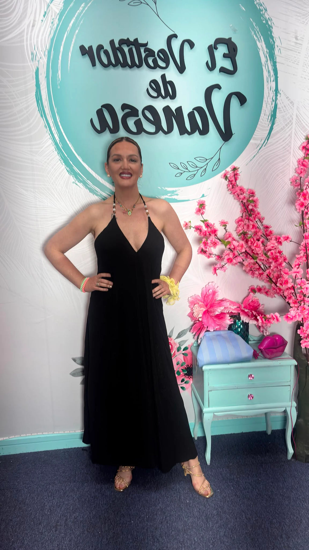 VESTIDO ARANCHA HALTER