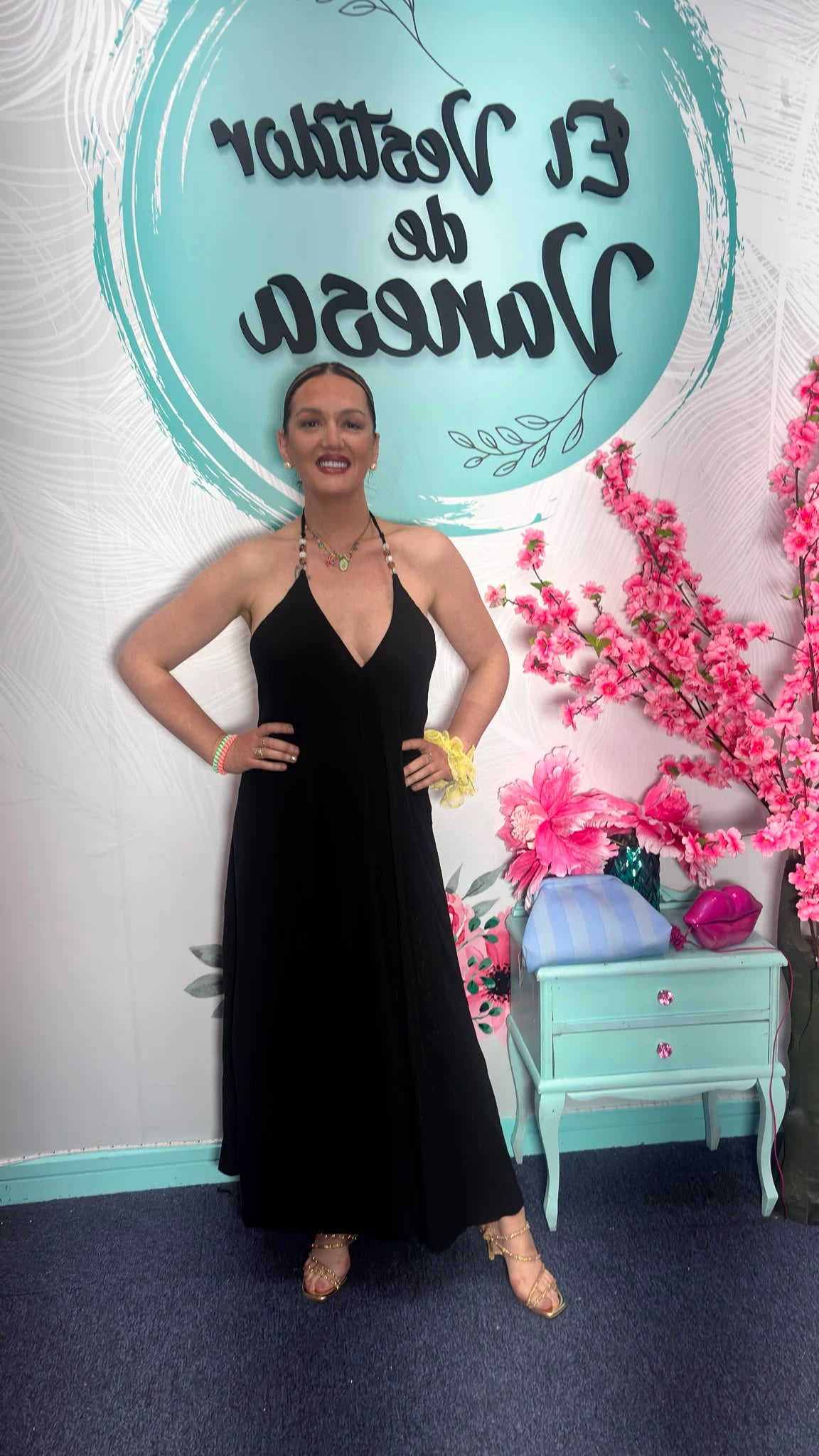 VESTIDO ARANCHA HALTER