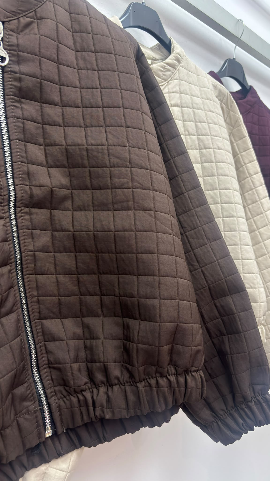 COLORFUL QUILTED BOMBER JACKET