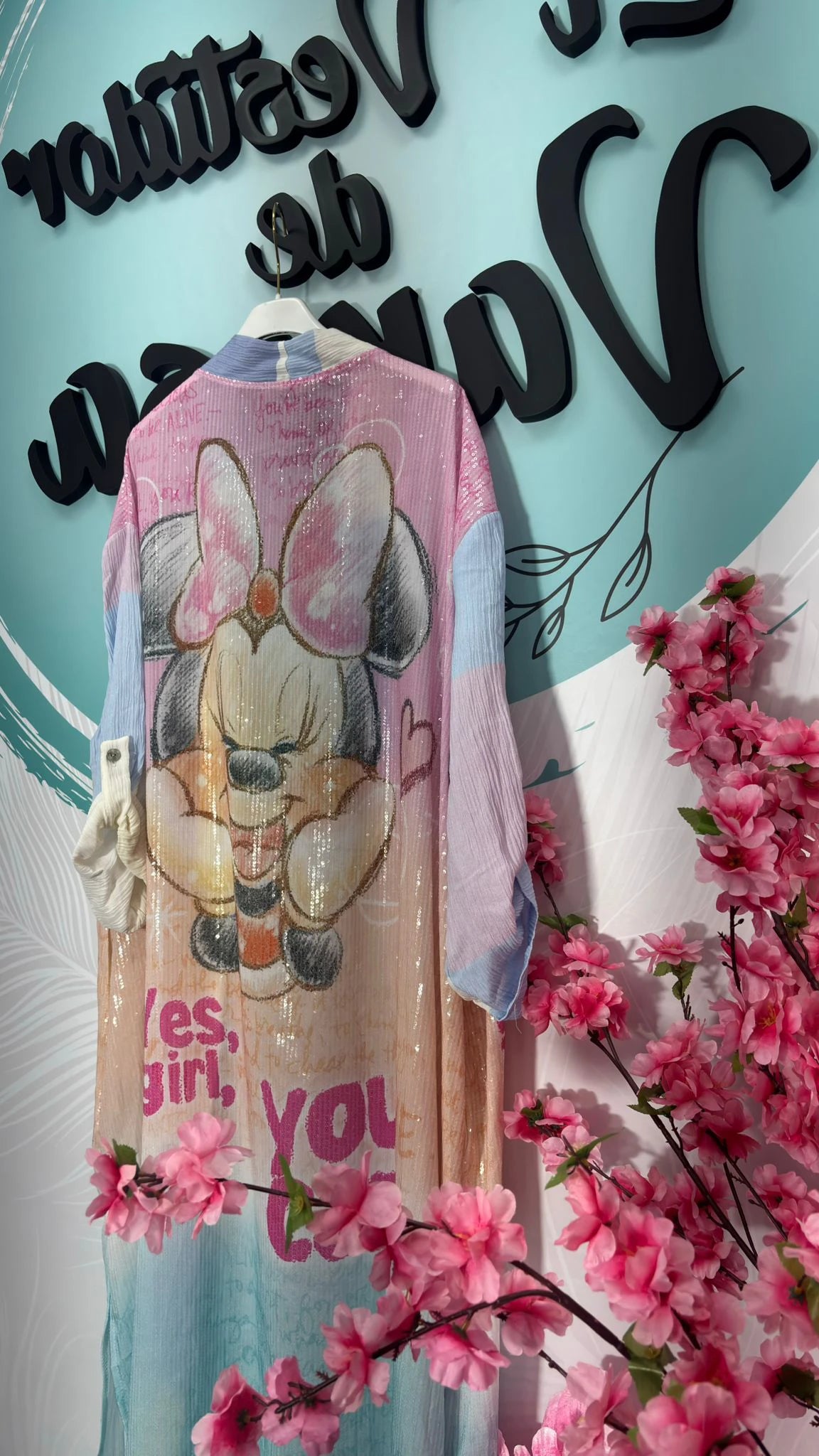 KAFTÁN MICKEY LENTEJUELAS MILANO