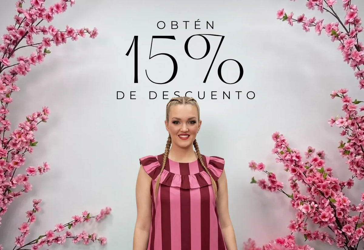 Suscríbete y obtén un 15% en tu primera compra.